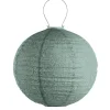Lumiz Solar Lampion Tigres Rond - 40 cm - Sage Green Hot