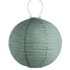 Lumiz Solar Lampion Tigres Rond - 40 cm - Sage Green Hot