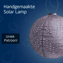 Lumiz Solar Lampion Verso Rond - 40 cm - Paars Clearance