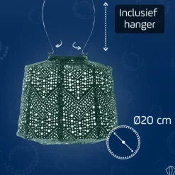 Lumiz Solar Lampion Verso Lamp - 20 cm - Groen Online
