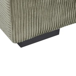 Leen Bakker LUNGO - Ottomaan - Groen - Corduroy