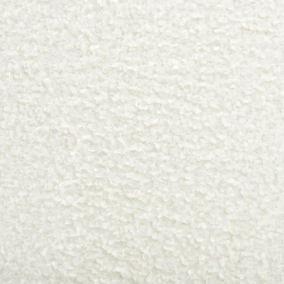 Leen Bakker LUNGO - Ottomaan - Wit - Bouclé New