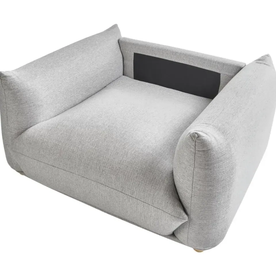 Beliani LUVOS - Fauteuil - Lichtgrijs - Stof