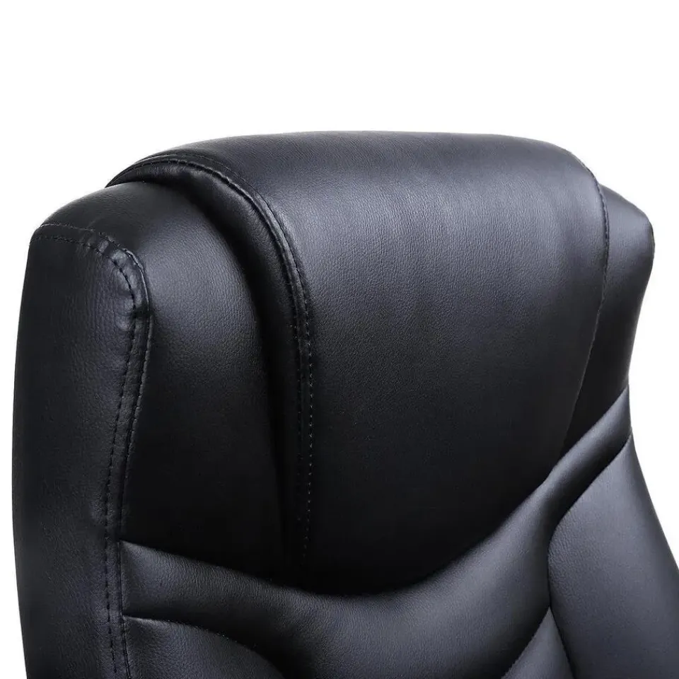 ACAZA Luxe design manager bureaustoel - kunstleer - zware belasting - zwart