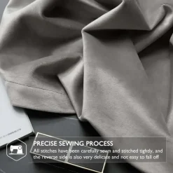 LW Collection Gordijnen Grijs 270x290cm Velvet Kant en klaar 1 stuk Hot