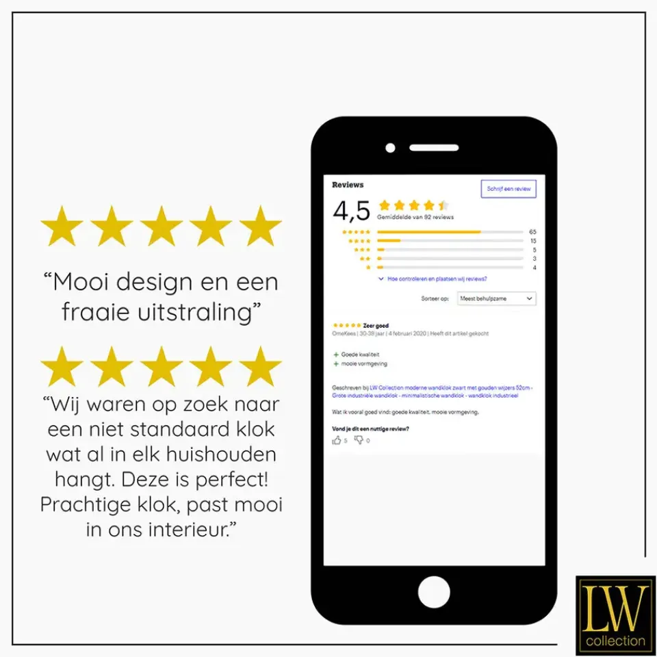 LW Collection Wandklok radar Maria zilver 54cm bewegende tandwielen New