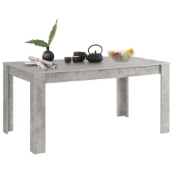 Loft24 Lynn - Eettafel 160x90 cm voor 8 in MDF beton Hot