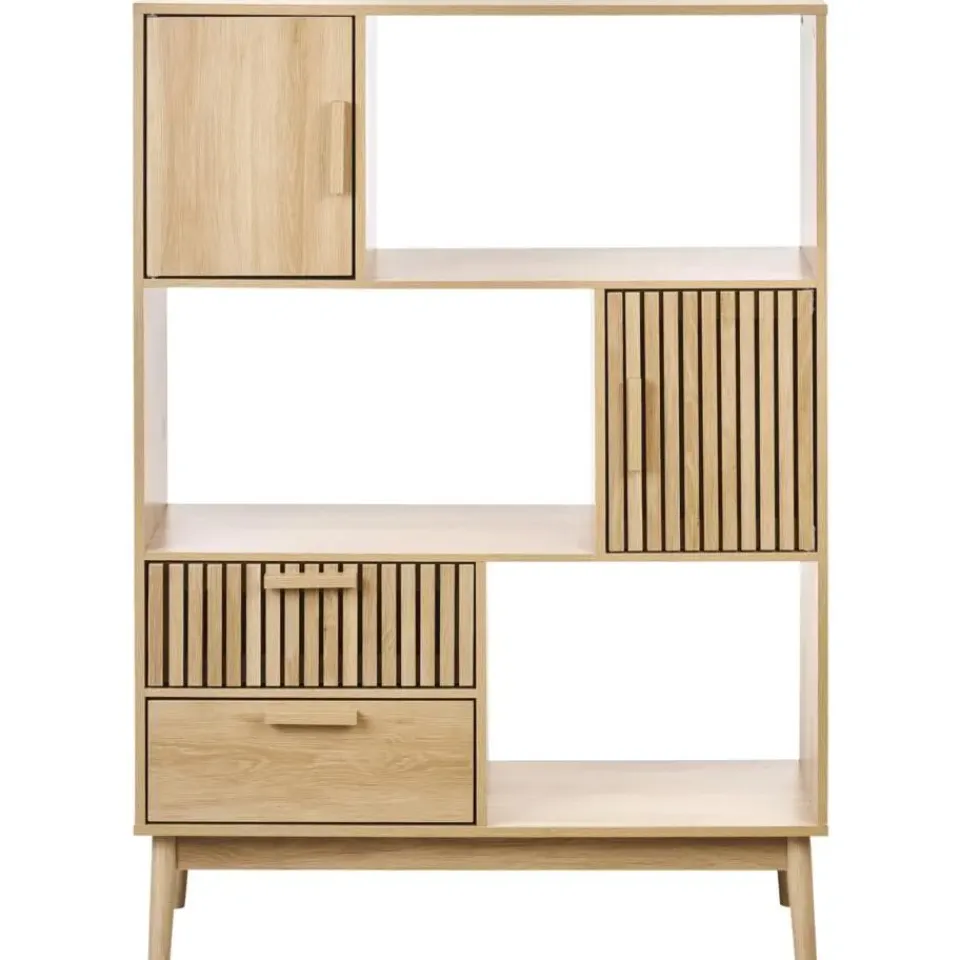 Leen Bakker LYNWOOD - Boekenkast - Lichthout - MDF Sale