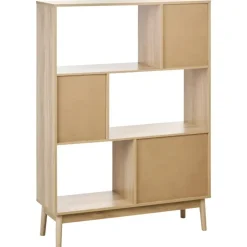 Leen Bakker LYNWOOD - Boekenkast - Lichthout - MDF Sale