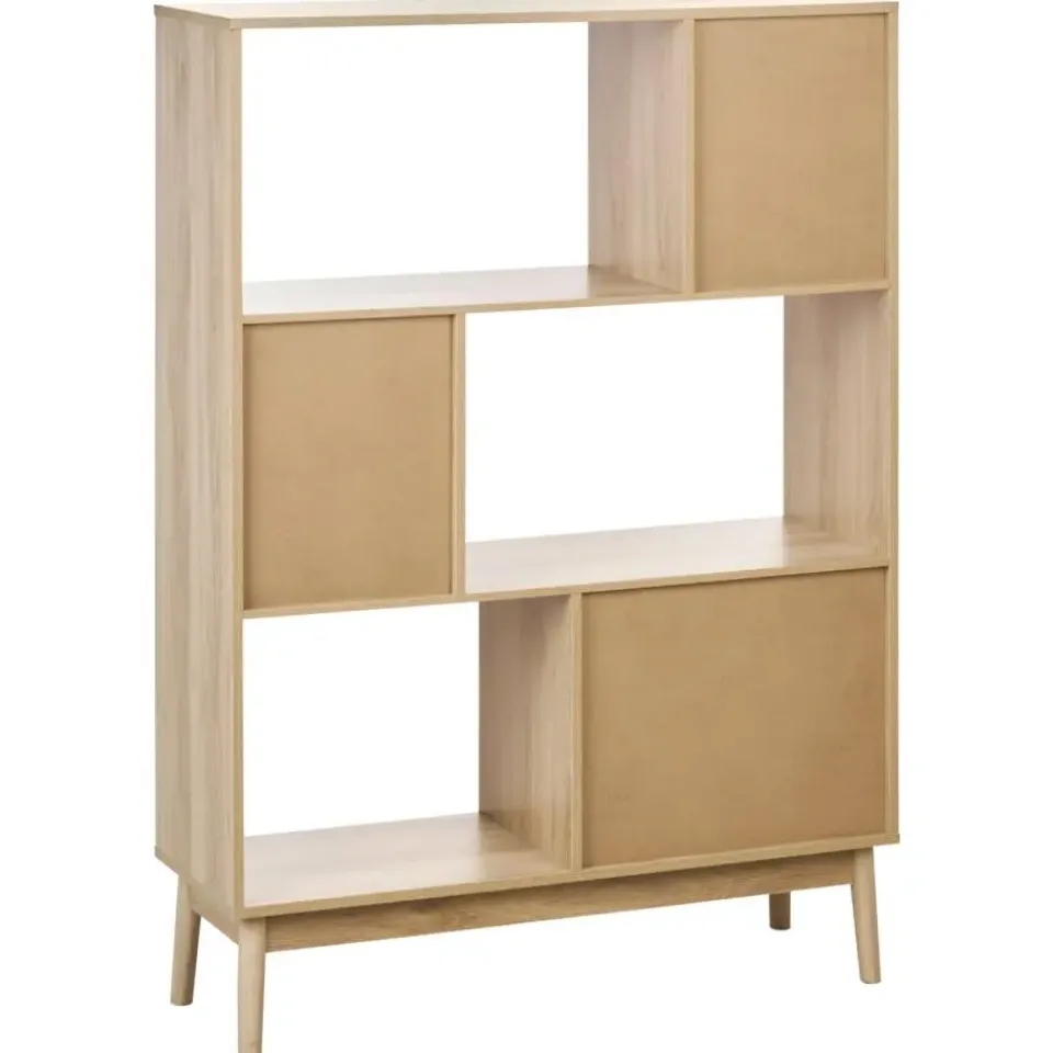 Leen Bakker LYNWOOD - Boekenkast - Lichthout - MDF Sale