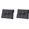 Madison - Florance Rugkussen Basic black - Ca. 43x60 cm - Set van 2 Discount