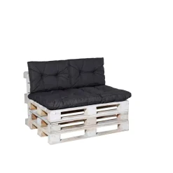 Madison - Florance Rugkussen Basic black - Ca. 43x60 cm - Set van 2 Discount