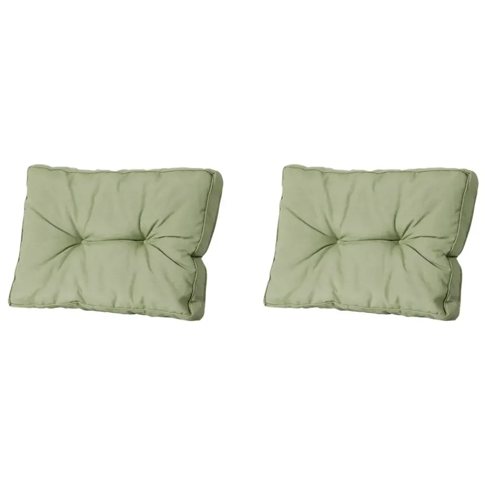 Madison - Florance Rugkussen Panama sage - Ca. 43x60 cm - Set van 2 New