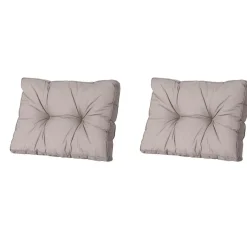 Madison - Florance Rugkussen Basic taupe - Ca. 43x60 cm - Set van 2 Hot