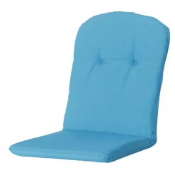 Madison - Kuipstoelkussen Hoge Rug Panama aqua - Ca. 96x45 cm - Set van 4