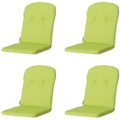 Madison - Kuipstoelkussen Hoge Rug Panama lime - Ca. 96x45 cm - Set van 4 Outlet