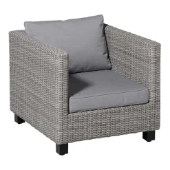 Madison - Lounge Profi-Line Zitkussen Manchester l-grey - 60x60 cm - Set van 2 Online