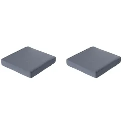 Madison - Lounge Profi-Line Zitkussen Manchester grey - 73x73 cm - Set van 2