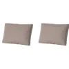 Madison - Lounge Profi-Line Manchester taupe - Ca. 43x73 cm - Set van 2 Discount