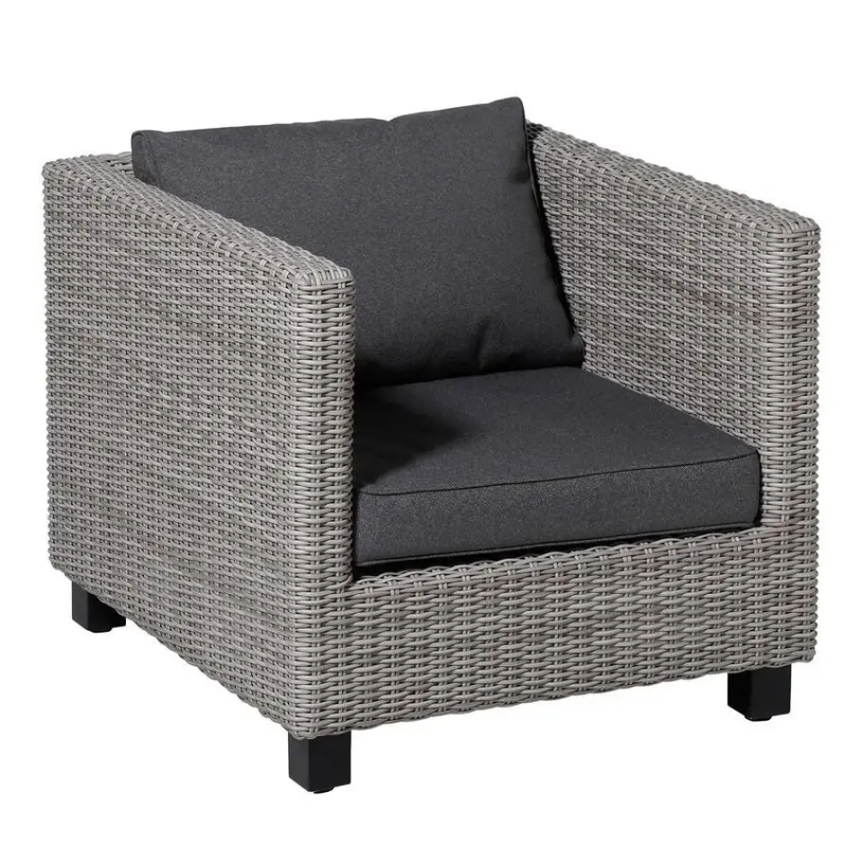 Madison - Lounge Profi-Line Zitkussen grey - Ca. 73x73 cm - Set van 2 Hot