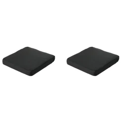 Madison - Lounge Profi-Line Zitkussen Rib black - Ca. 60x60 cm - Set van 2 Best