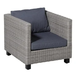 Madison - Lounge Profi-Line Zitkussen Manchester grey - 60x60 cm - Set van 2 Online
