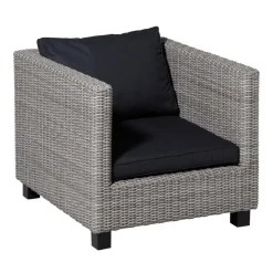 Madison - Lounge Rugkussen Basic black - Ca. 40x60 cm - Set van 2 Clearance