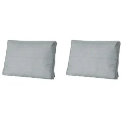 Madison - Lounge Rugkussen Basic grey - Ca. 43x73 cm - Set van 2 Hot