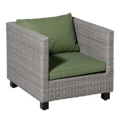 Madison - Lounge Rugkussen Basic green - Ca. 43x73 cm - Set van 2 Best