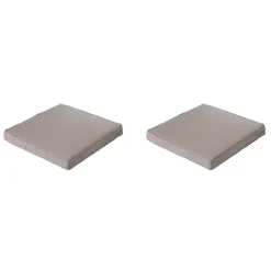 Madison - Lounge Zitkussen Basic taupe - Ca. 73x73 cm - Set van 2 Hot
