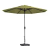 Madison - Parasol Paros II Round Sage Green - 300cm - Groen Online
