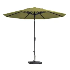 Madison - Parasol Paros II Round Sage Green - 300cm - Groen Online