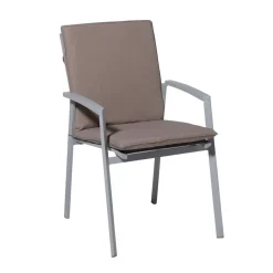 Madison - Stapelstoelkussen Panama taupe - Ca. 97x49 cm - Set van 4 Online