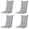 Madison - Tuinkussen Panama light grey - Ca. 123x50 cm - Set van 4 Online