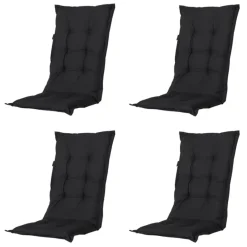 Madison - Tuinstoelkussen Lage Rug Panama black - Ca. 105x50 cm - Set van 4 Hot