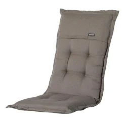 Madison - Tuinstoelkussen Hoge Rug Rib liver - Ca. 123x50 cm - Set van 4 Outlet