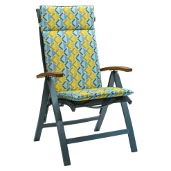 Madison - Tuinstoelkussen Hoge Rug Siem yellow - Ca. 120x50 cm - Set van 4 Online