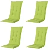 Madison - Tuinstoelkussen Hoge Rug Panama lime - Ca. 123x50 cm - Set van 4