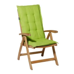 Madison - Tuinstoelkussen Hoge Rug Panama lime - Ca. 123x50 cm - Set van 4