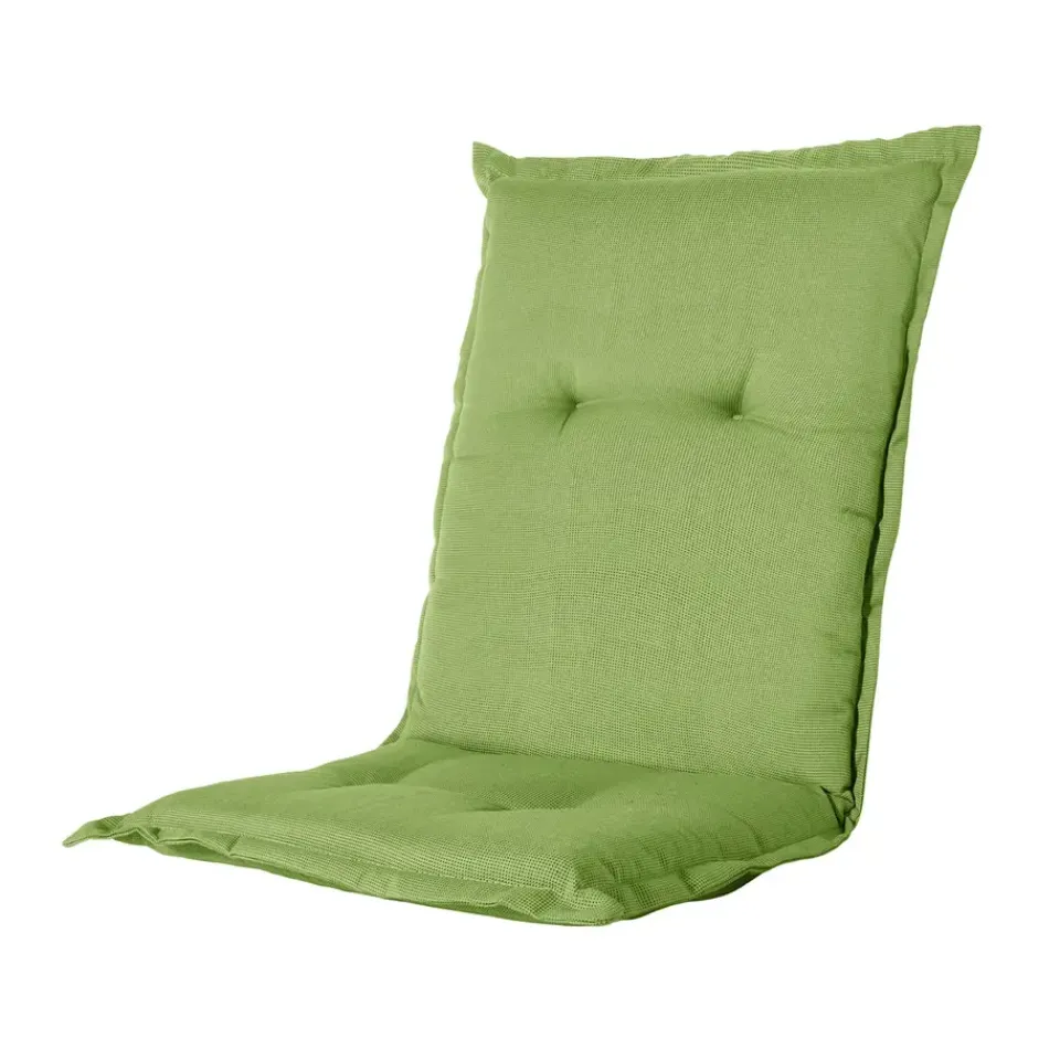 Madison - Tuinstoelkussen Lage Rug Rib lime - Ca. 105x50 cm - Set van 4 Hot