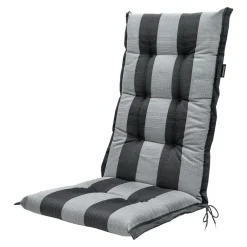 Madison - Tuinstoelkussen Hoge Rug Alice grey - Ca. 123x50 cm - Set van 4 Outlet