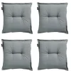 Madison - Zitkussen Basic grey - Ca. 50x50 cm - Set van 4