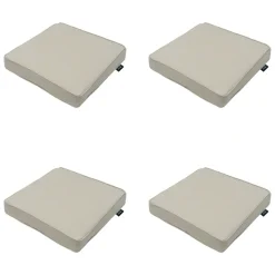 Madison - Zitkussen Beige canvas eco+ - Ca. 40x40 cm - Set van 4