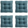 Madison - Zitkussen Florance Panama sea blue - Ca. 47x47 cm - Set van 4 Online