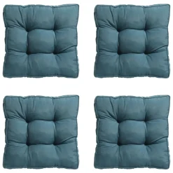 Madison - Zitkussen Florance Panama sea blue - Ca. 47x47 cm - Set van 4 Online