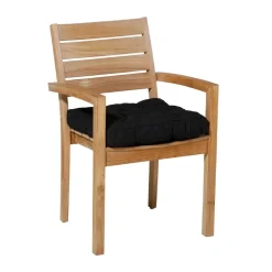 Madison - Zitkussen Florance Panama black - Ca. 47x47 cm - Set van 4 Clearance