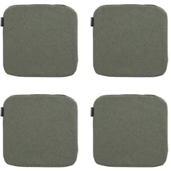 Madison - Zitkussen Manchester green - Ca. 40x40 cm - Set van 4 New