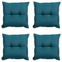 Madison - Zitkussen Panama sea blue - Ca. 50x50 cm - Set van 4 Sale