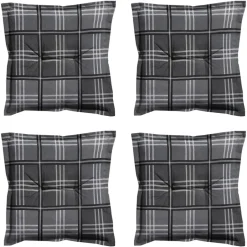 Madison - Zitkussen Patchy grey - Ca. 50x50 cm - Set van 4 New