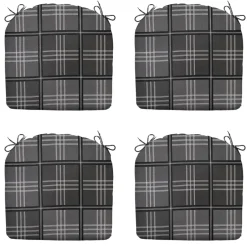 Madison - Zitkussen Patchy grey - Ca. 46x48 cm - Set van 4 Online